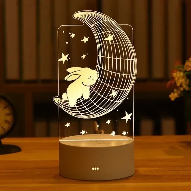 Romantic Love 3D Led Lamp