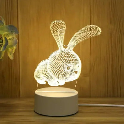 Romantic Love 3D Led Lamp