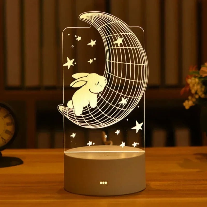 Romantic Love 3D Led Lamp